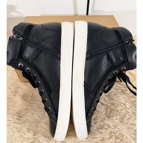 Steve Madden YUZO Black High Top Sneakers Men’s 9 NWT main image 9